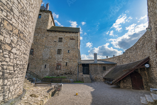 Bedzin Castle on sunny summer day. Poland