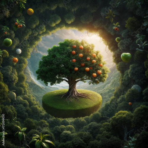 Genesis, Adam and Eve, Adam and Eve, Bible, Old Testament, first people, creation.에덴 동산. 창세기, 아담과 이브, 아담과 하와, 성경, 구약성경, 최초의 사람,  the fruit of the tree of the knowledge of good and evil, the forbidde
