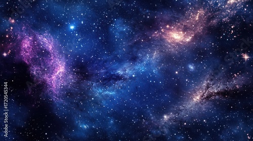 Wallpaper Mural Cosmic Nebulae: A Celestial Tapestry of Stars and Gas Torontodigital.ca