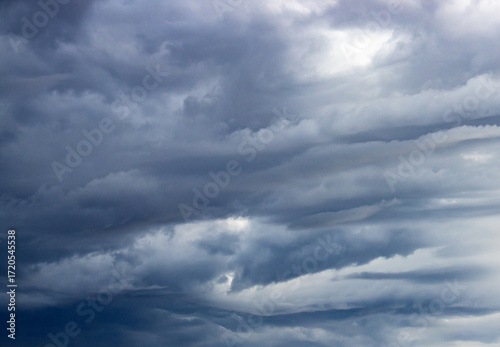 Photography gray storm clouds in the sky