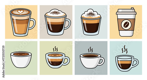 Coffee Drinks A Visual Guide to Espresso, Latte, Cappuccino, and More