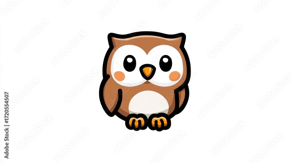 Obraz premium Cute owl illustration