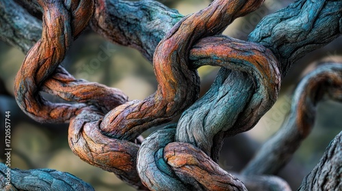Intricate Dance of Twisted Vines: A Symphony of Nature's Art
