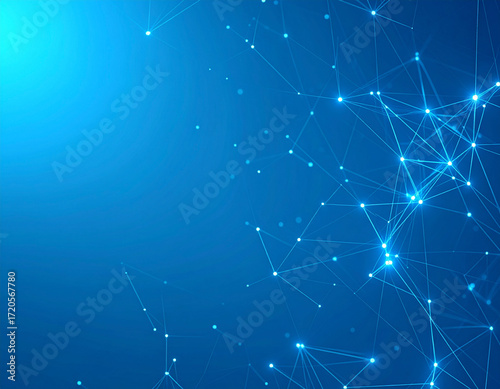 発光する神経ネットワーク抽象背景
