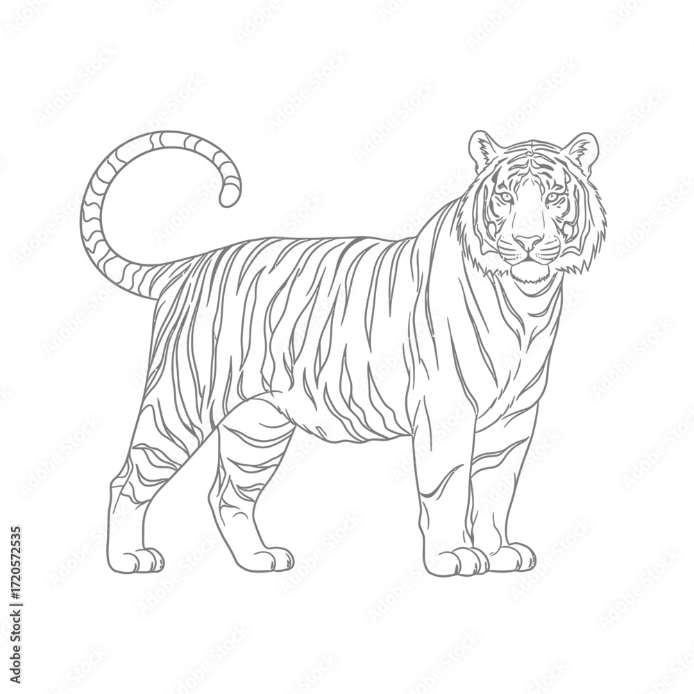 Naklejka premium Stylized whisk illustration with smooth curves and clean lines