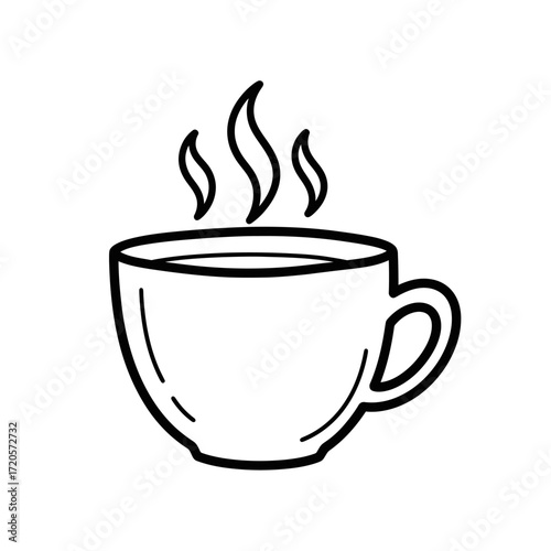 Modern abstract whisk design for kitchenware advertising and branding