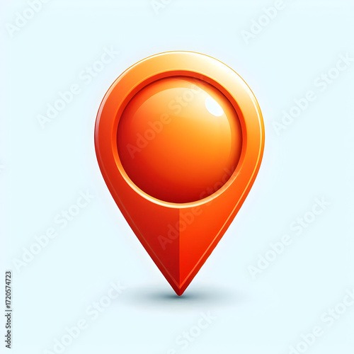 Free Download Map pointer icon with pin marker for navigation and location design element - GFXLoad