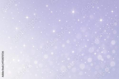 Dreamy Pastel Purple Starry Night Sky Background