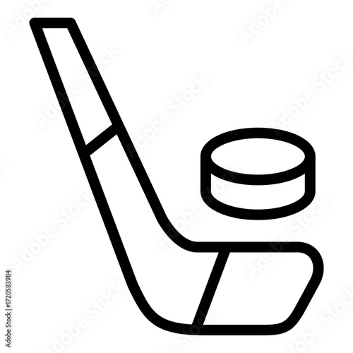 hockey icon line
