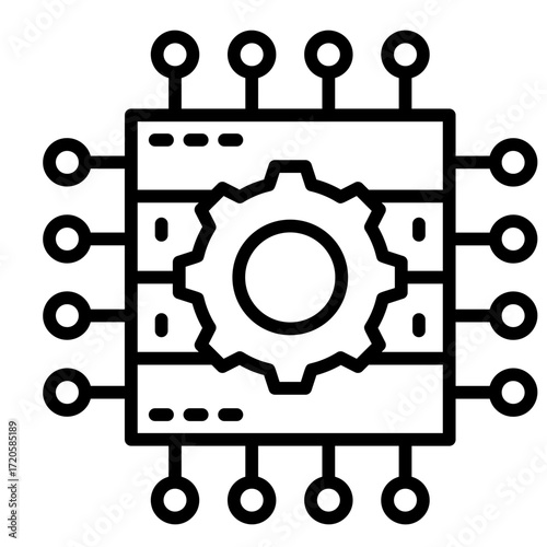 Data Warehouse  Icon Element For Design	