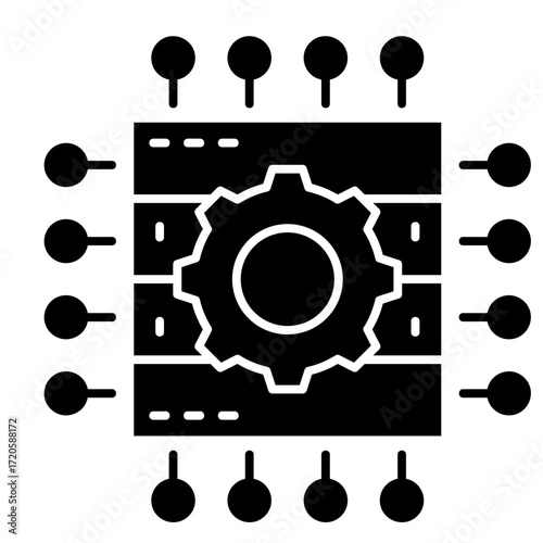 Data Warehouse  Icon Element For Design	