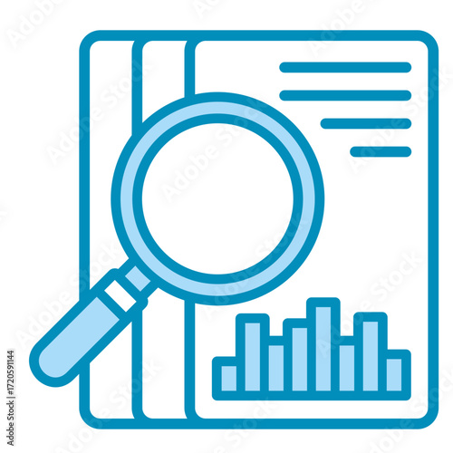 Data Research  Icon Element For Design	