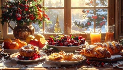 Winter Solstice Breakfast by the Window