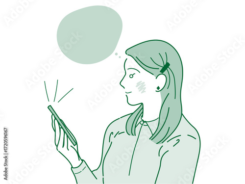 イラスト　女性
