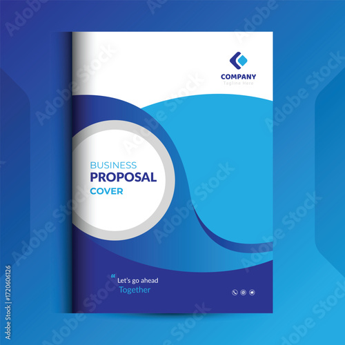 Wallpaper Mural Blue Proposal cover Design Template concepts are adept for corporate Business	
 Torontodigital.ca