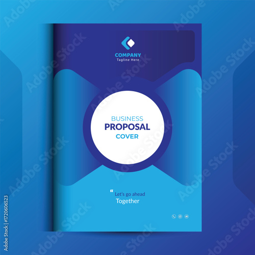 Wallpaper Mural Blue Proposal cover Design Template concepts are adept for corporate Business	
 Torontodigital.ca