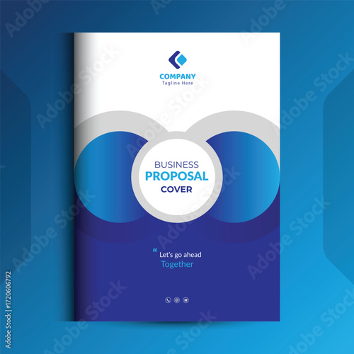 Wallpaper Mural Blue Proposal cover Design Template concepts are adept for corporate Business	
 Torontodigital.ca