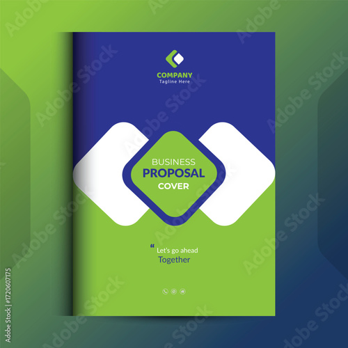 Wallpaper Mural Blue green Proposal cover Design Template concepts are adept for corporate Business	
 Torontodigital.ca