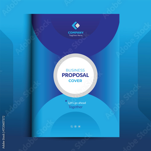 Wallpaper Mural Blue Proposal cover Design Template concepts are adept for corporate Business	
 Torontodigital.ca