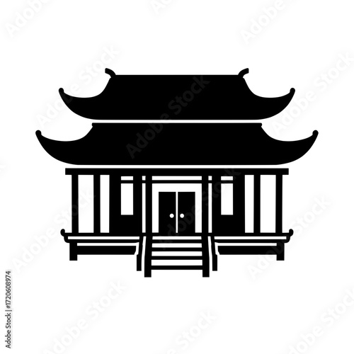 Classic East Asian Temple 