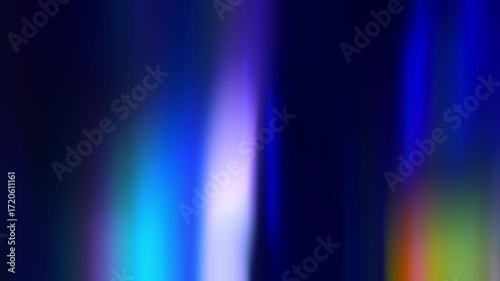 The entire space is wrapped in a neon glow. Abstract gleam background