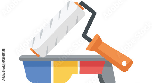 Paint Roller and Tray Home Renovation DIY and Painting Tools