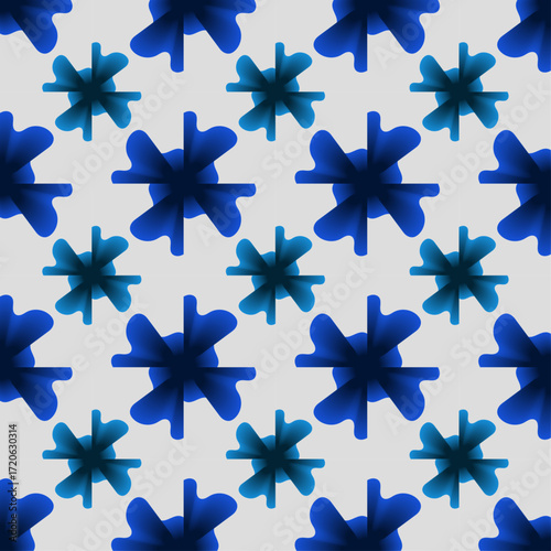 elegant 3d art of seamless pattern