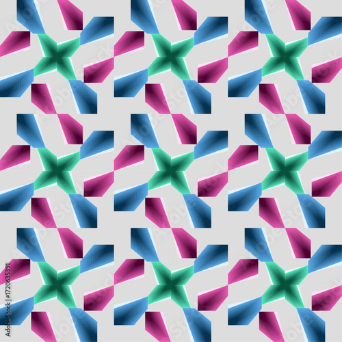 amazing seamless pattern with three color combination