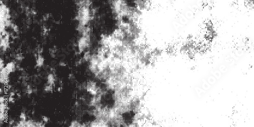 Wallpaper Mural Black White Halftone Dot Gradient Abstract Grunge Texture Background Torontodigital.ca