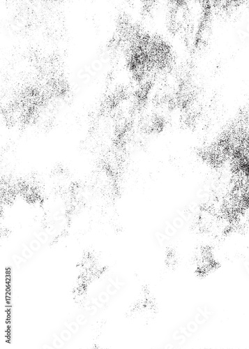 Monochromatic Grunge Distressed Texture Overlay Vector Background