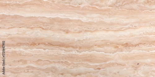 Seamless natural travertine stone texture with warm beige and pink tones