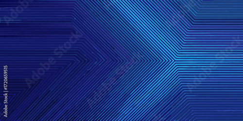 Abstract geometric background with intersecting lines and gradient blue hues creating a modern digital design