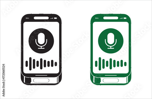 Wireless Talking Smartphone Vector