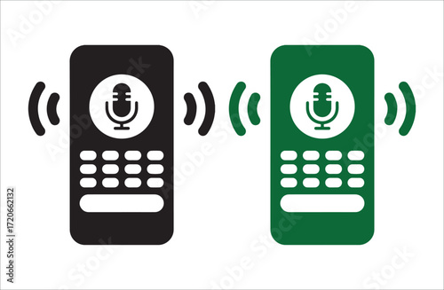 Smartphone Microphone Communication Symbol