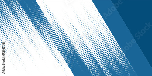 green halftone on blue background. Vector dotted sparkles