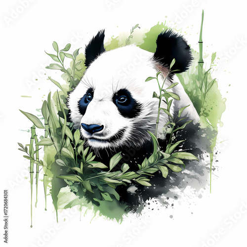 Bamboo-Eating Panda
