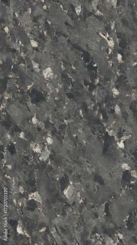 Seamless pattern of dark tile stone floors in shades of gray black and brown with natural realistic appearance perfect f