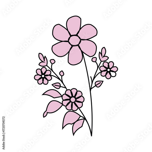 "Floral Art Design – Hand Painted Watercolor Flowers, floral art design, hand painted flowers, watercolor floral, botanical illustration, flower artwork, nature inspired design, bloom pattern, decorat