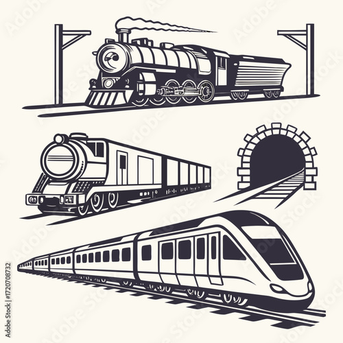 train vector format