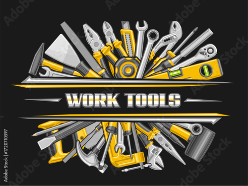 Vector Border for Work Tools