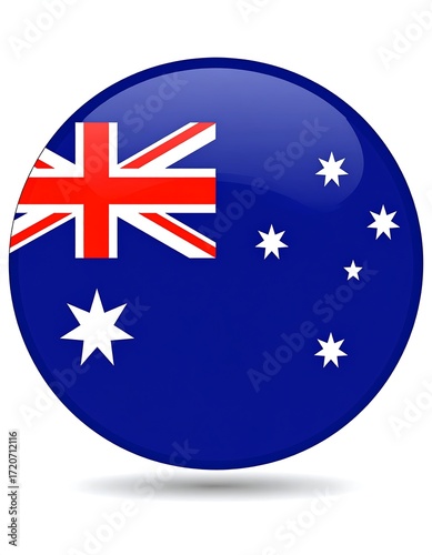 Circular Australian flag