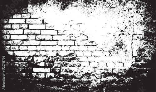 Black dotted textured background, noisy gritty dot of grunge white, black damaged rusty crack and scratch wall texture design. gray concreate surface plaster old rough 