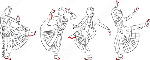 These are all dance hand form to represent different patterns