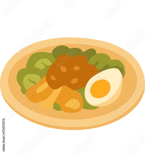 healthy food on white background