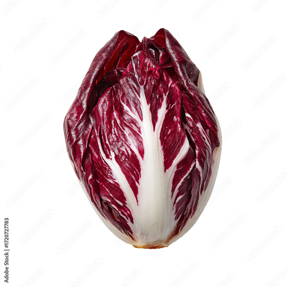 Fototapeta premium Red leaf vegetable, vibrant colors