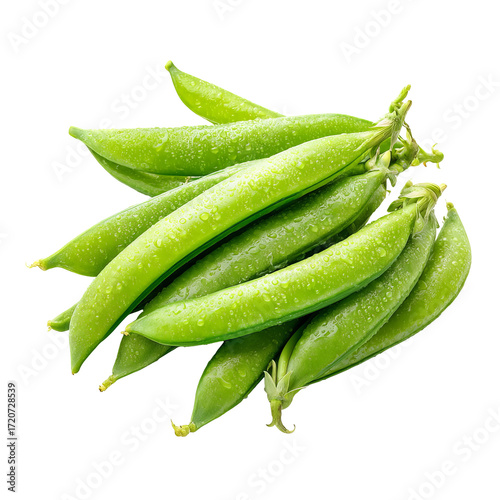 Fresh green peas clustered (2)