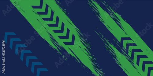Blue and green sports background design with an abstract modern template. modern eps 10