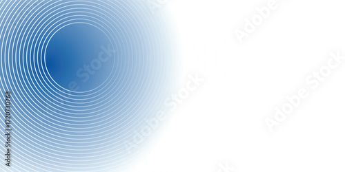 Gradient abstract background with circular line patterns