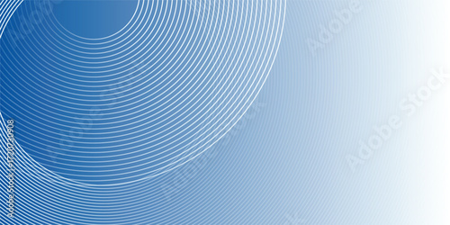 Gradient abstract background with circular line patterns