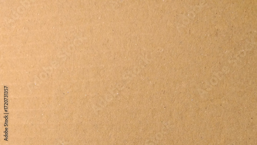 Background of brown kraft paper or cardboard texture. Abstract pattern of beige rough carton, old paper sheet, parchment or papyrus surface, vector realistic illustration